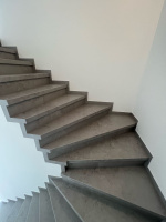 Vinylove schody s dekokrem kamene BUKOMA Beton kamen sedy Prace